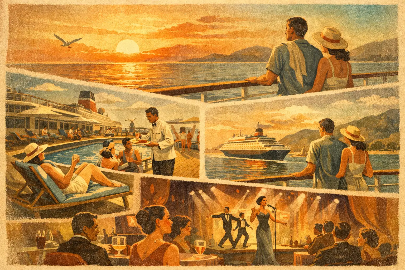 A Luxury Cruise Day Example, From Sunrise to Encore