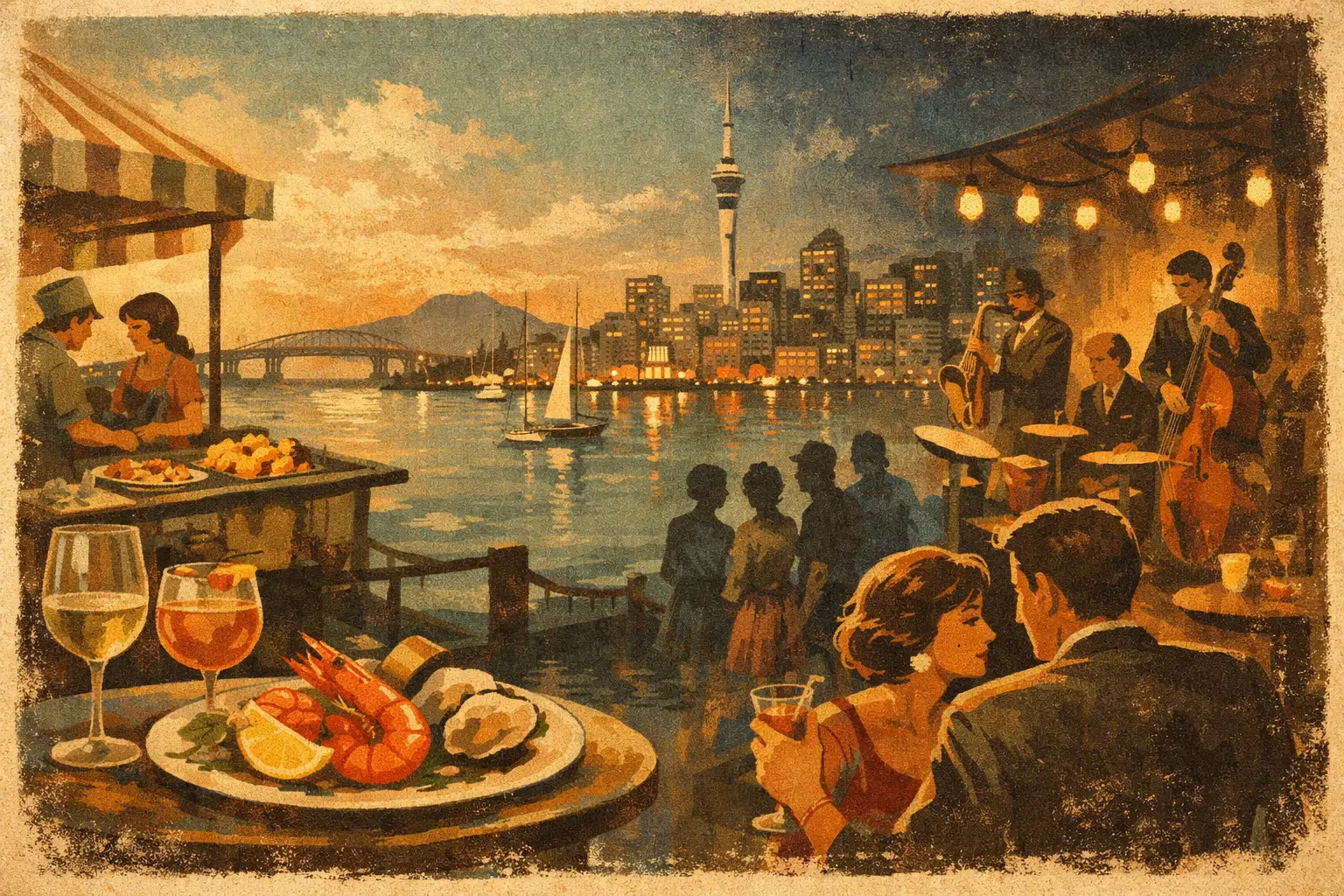 Auckland’s Harbor, Food, and After-Dark Beat