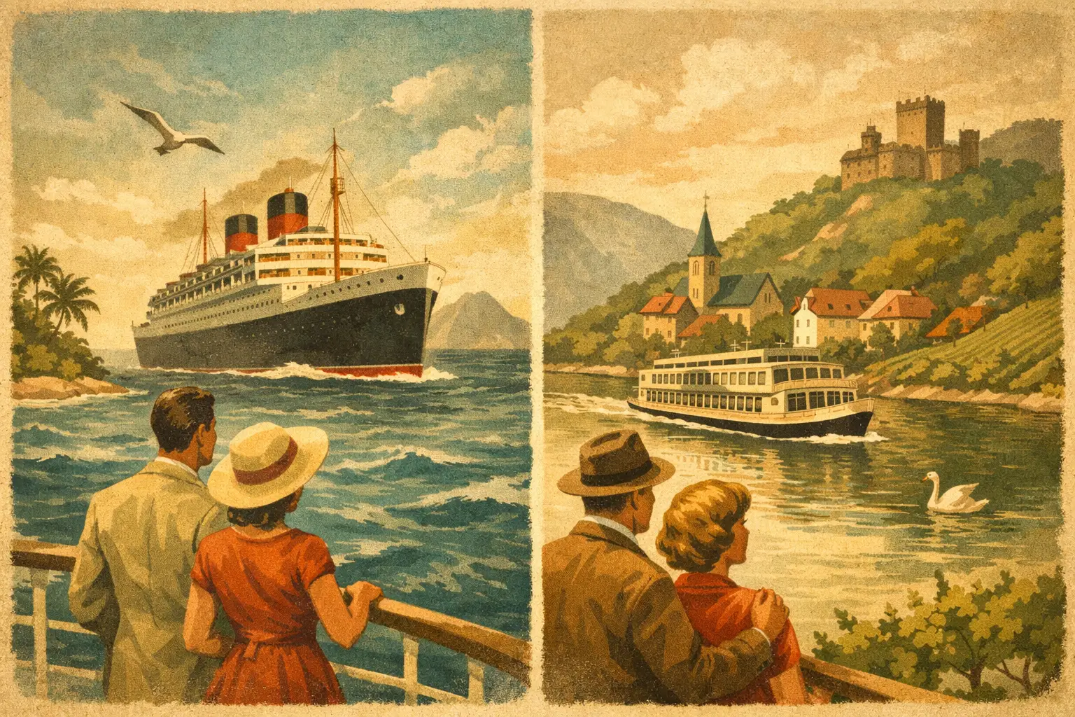Ocean Cruises Versus River Cruises Compared
